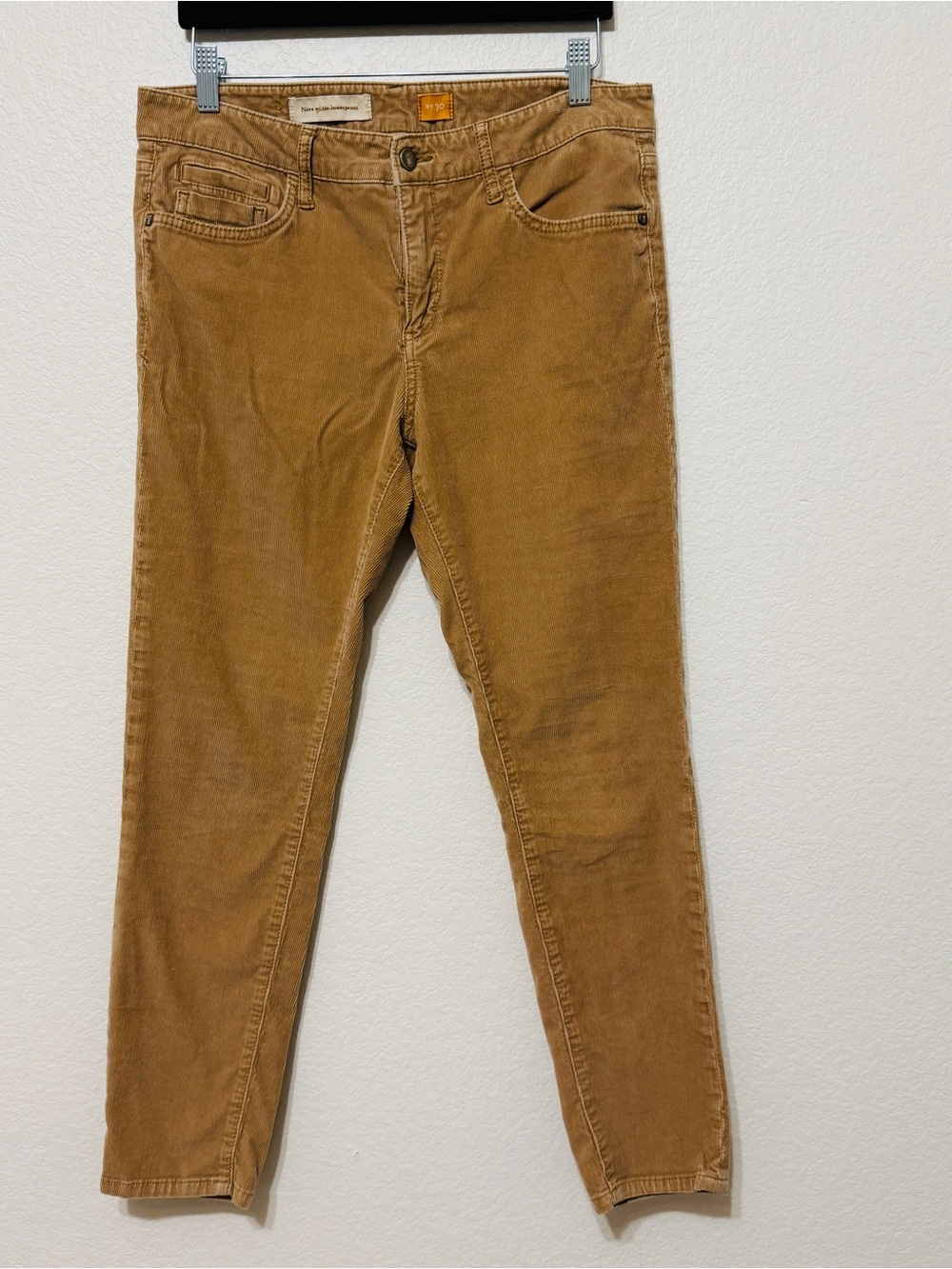 🦋Pilcro| EUC Anthropologie Pants Size 30 Corduroy Casual Everyday Pants in Camel - Picture 2 of 8